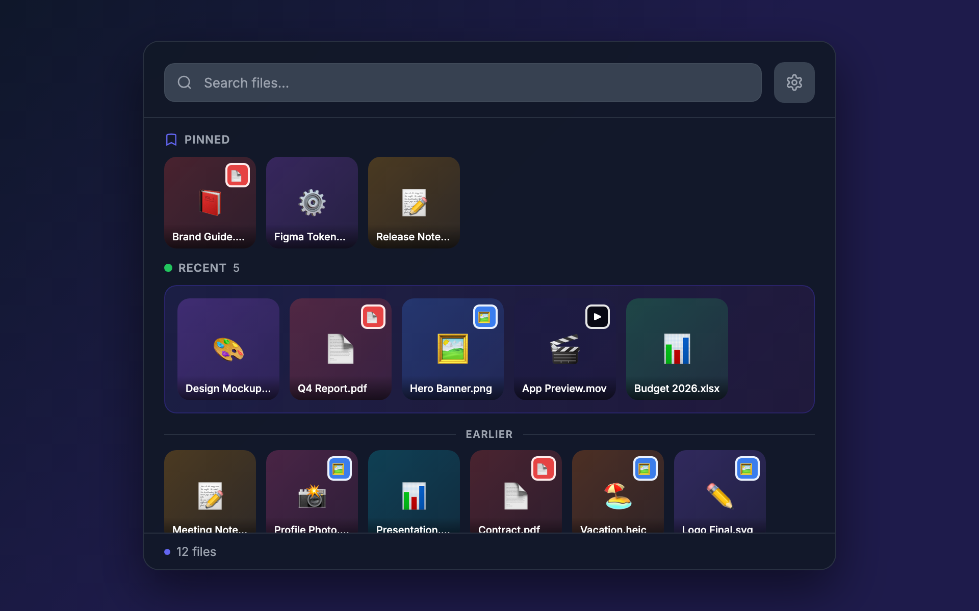 Float app preview in dark mode